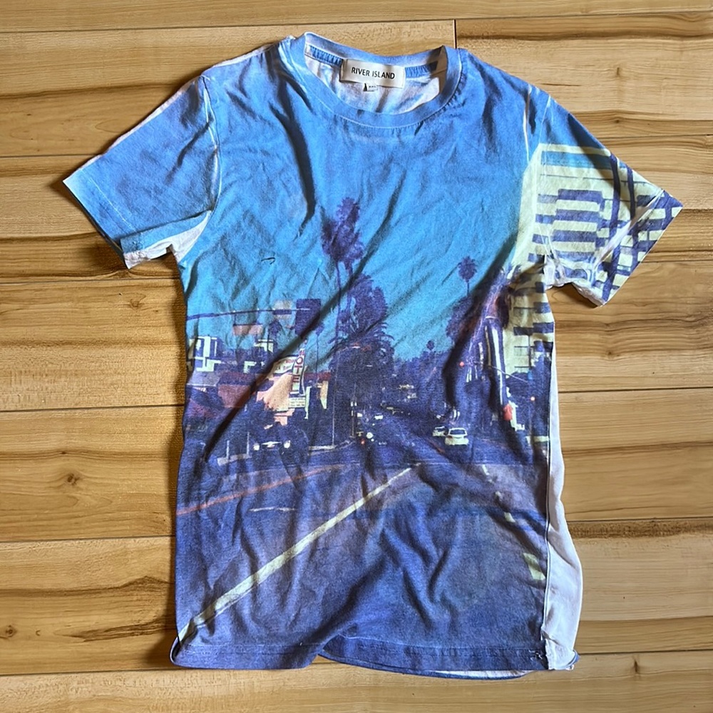 River Island graphic tee of Hollywood
